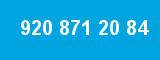 920 871 20 84 920 871 20 84